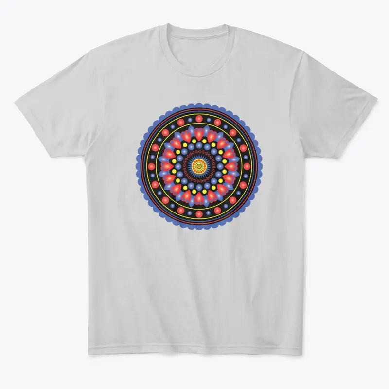 Red Yellow Blue Mandala