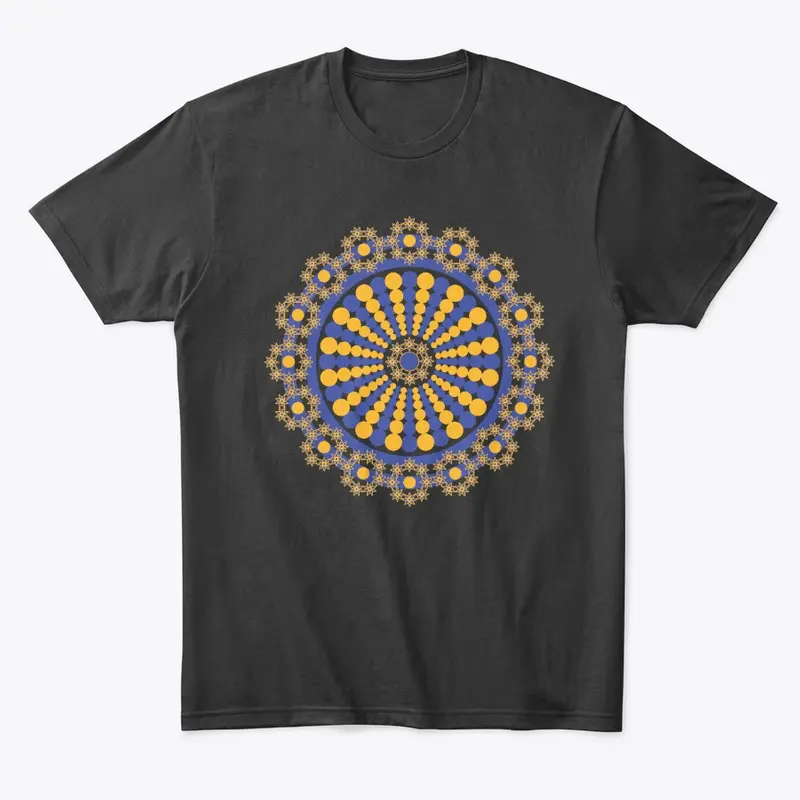 Yellow & Blue Mandala